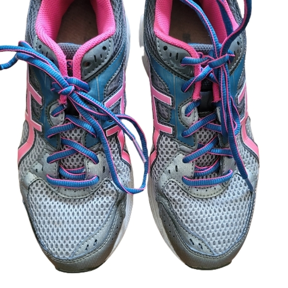 Asics Sneakers Womens Size 8.5 Gray Gel Contend T474Q - Picture 4 of 8